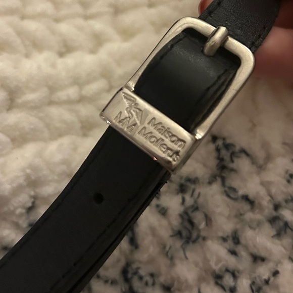 RARE EUC Maison Mollerus Leather Crossbody Black Bag - Picture 10 of 10